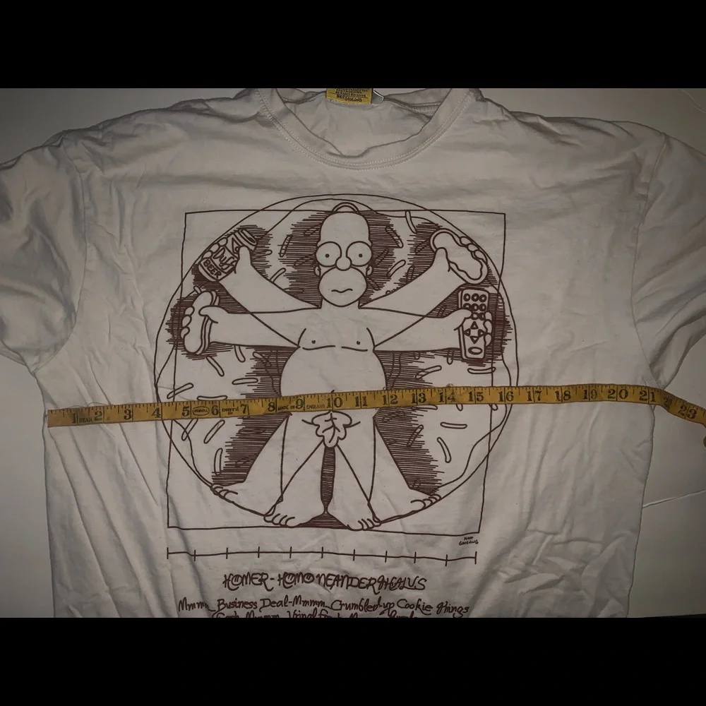 Vintage Homer Simpson graphic T-shirt the Simpsons funny - Picture 3 of 5